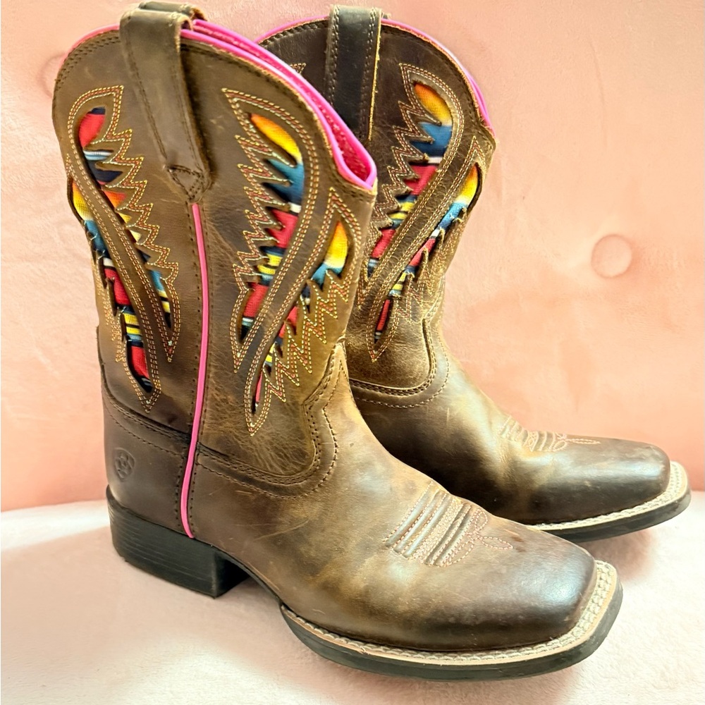 Ariat Colorful Western Cowboy Boots for your tiny human